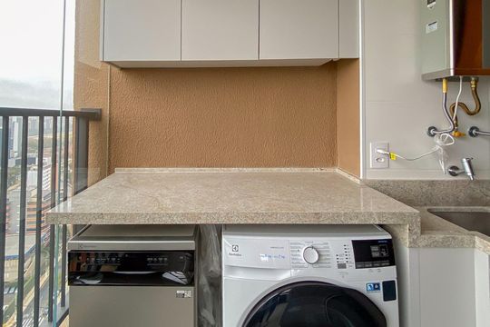 Varanda da Sala de apartamento para alugar com 3 quartos, 81m² em Butantã, São Paulo