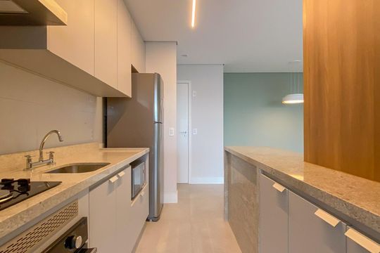 Cozinha de apartamento para alugar com 3 quartos, 81m² em Butantã, São Paulo