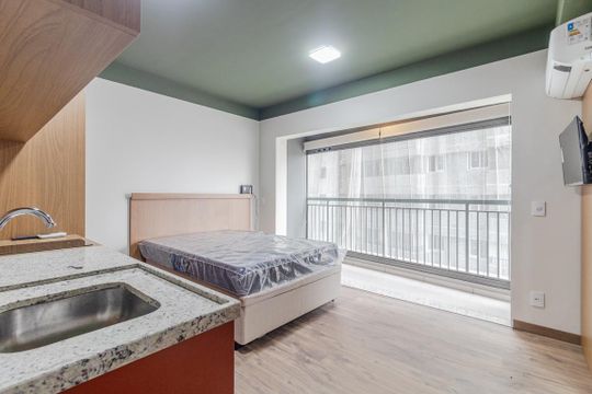 Kitnet/Studio à venda com 1 quarto, 22m² em Vila Madalena, São Paulo
