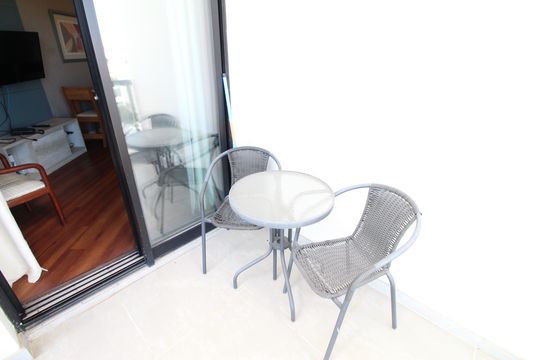 Sacada da Sala de kitnet/studio para alugar com 1 quarto, 35m² em Jardim Sao Dimas, São José dos Campos
