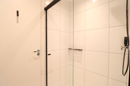 Banheiro de apartamento para alugar com 2 quartos, 35m² em Várzea da Barra Funda, São Paulo