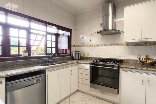 Cozinha de casa de condomínio à venda com 4 quartos, 311m² em Parque Portal do Paraiso, Jundiaí