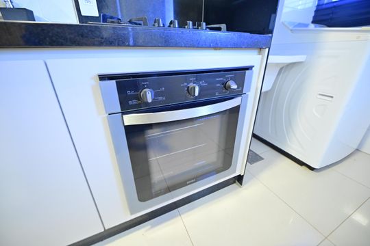 Cozinha de apartamento para alugar com 1 quarto, 42m² em Setor Bueno, Goiânia