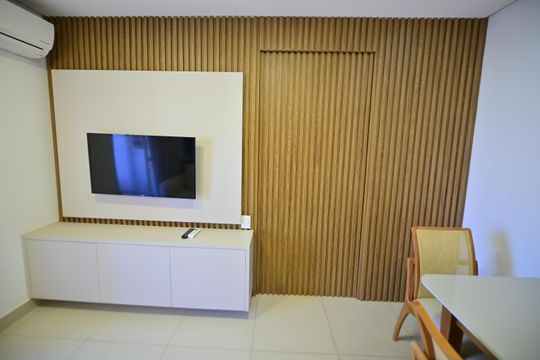 Sala de apartamento para alugar com 1 quarto, 42m² em Setor Bueno, Goiânia