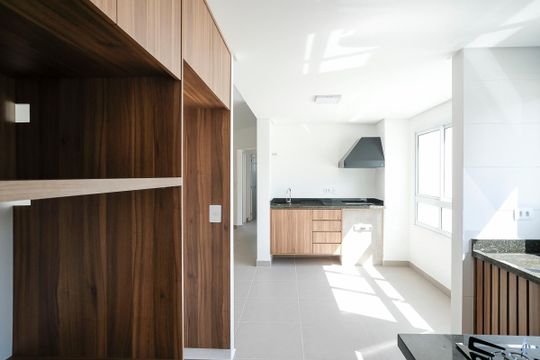Cozinha de apartamento para alugar com 3 quartos, 86m² em Barcelona, São Caetano do Sul