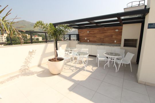 Área comum - Churrasqueira de apartamento à venda com 1 quarto, 33m² em Encantado, Rio de Janeiro