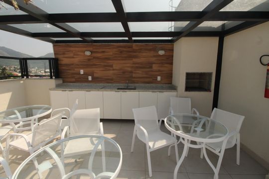 Área comum - Churrasqueira de apartamento à venda com 1 quarto, 33m² em Encantado, Rio de Janeiro