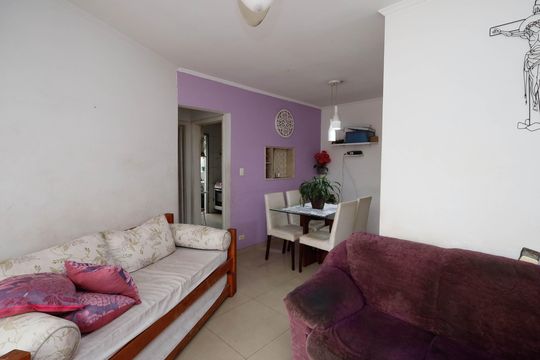 Sala  de apartamento à venda com 1 quarto, 44m² em Vila Guilherme, São Paulo