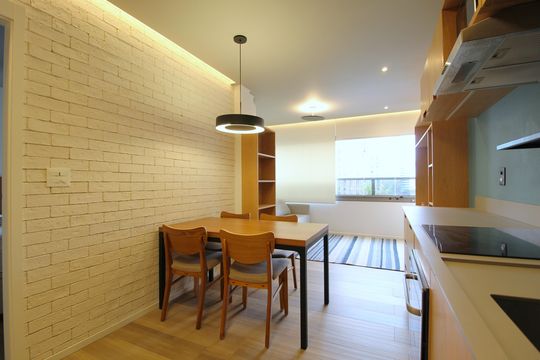 Sala/Cozinha de apartamento à venda com 1 quarto, 44m² em Itaim Bibi, São Paulo