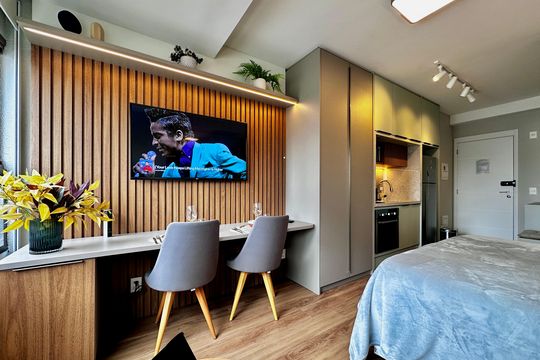 Studio de kitnet/studio para alugar com 0 quarto, 25m² em Campo Belo, São Paulo