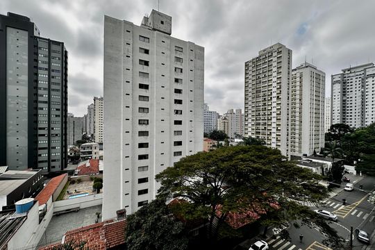 Vista do Studio de kitnet/studio para alugar com 0 quarto, 25m² em Campo Belo, São Paulo