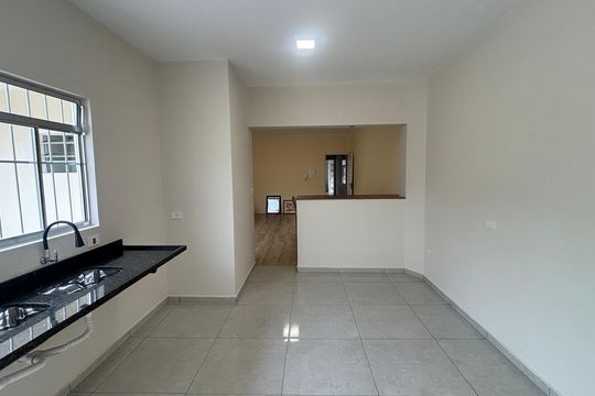 Cozinha de casa de condomínio à venda com 2 quartos, 80m² em Jardim Stetel, Santo André