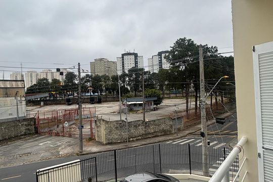 Suíte Varanda de casa de condomínio à venda com 2 quartos, 80m² em Jardim Stetel, Santo André