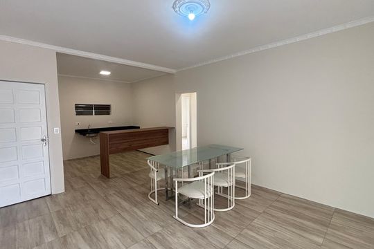  Sala de Jantar de casa de condomínio à venda com 2 quartos, 80m² em Jardim Stetel, Santo André