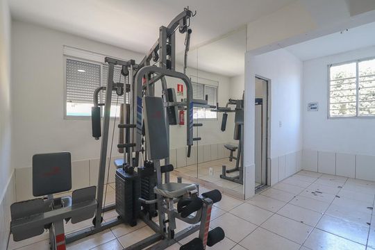 Área comum - Academia de apartamento à venda com 2 quartos, 51m² em Passo das Pedras, Porto Alegre
