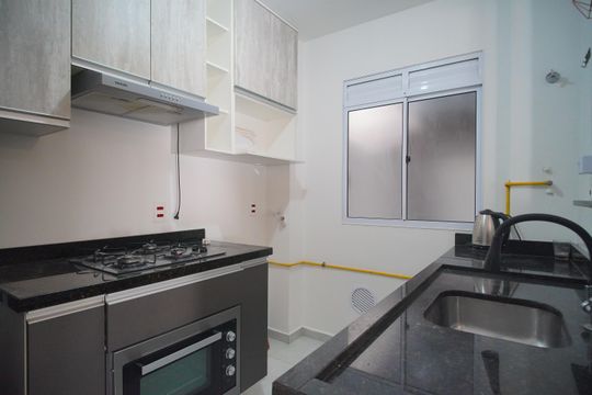 Cozinha de apartamento à venda com 2 quartos, 48m² em Canudos, Novo Hamburgo