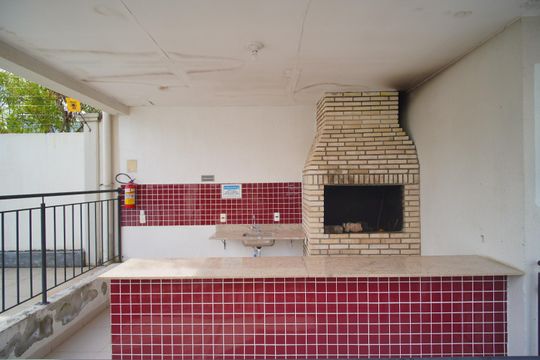 Área comum - Churrasqueira de apartamento à venda com 2 quartos, 48m² em Canudos, Novo Hamburgo