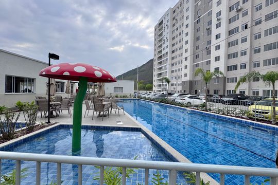 Área comum de apartamento para alugar com 2 quartos, 50m² em Barra da Tijuca, Rio de Janeiro