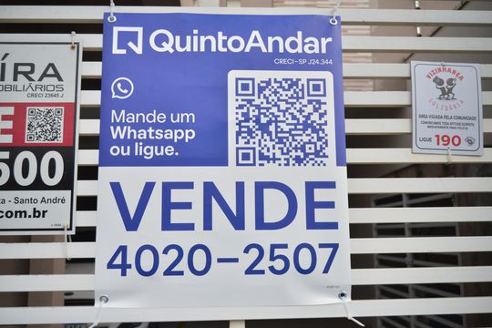 Placa de apartamento à venda com 2 quartos, 100m² em Parque Capuava, Santo André