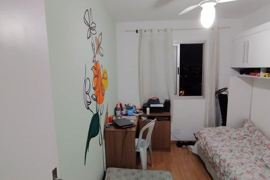 Quarto 3 de apartamento à venda com 3 quartos, 72m² em Utinga, Santo André