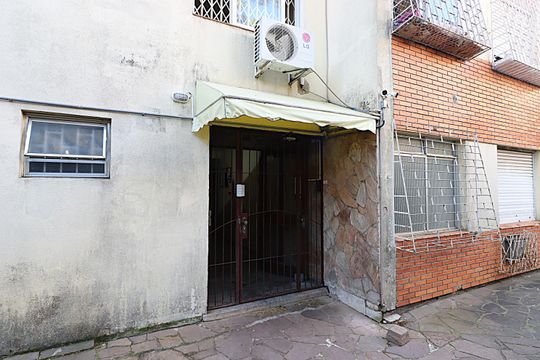 Entrada do Prédio de apartamento à venda com 2 quartos, 59m² em Jardim do Salso, Porto Alegre