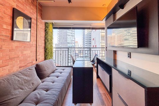 Sala de apartamento à venda com 1 quarto, 30m² em Sumaré, São Paulo