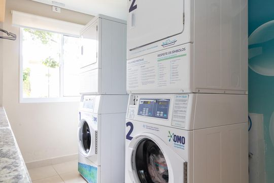 Área comum - Lavaderia de apartamento para alugar com 1 quarto, 27m² em Vila Ré, São Paulo