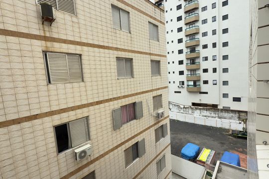 Vista do Quarto de apartamento para alugar com 1 quarto, 38m² em Canto do Forte, Praia Grande