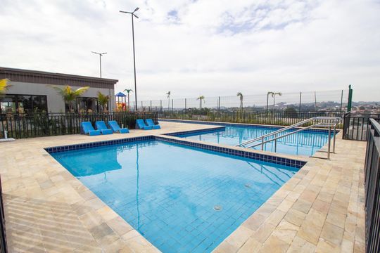 Área comum - Piscina de apartamento para alugar com 2 quartos, 48m² em Centro, Votorantim