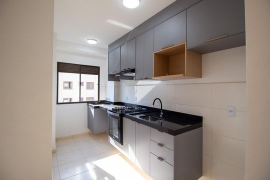 Cozinha de apartamento para alugar com 2 quartos, 48m² em Centro, Votorantim