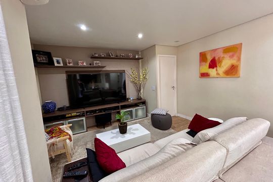 Sala de apartamento para alugar com 2 quartos, 86m² em Vila Augusta, Guarulhos
