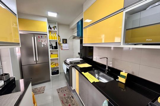 Cozinha de apartamento para alugar com 2 quartos, 86m² em Vila Augusta, Guarulhos