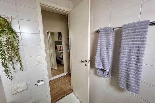 Banheiro da Suíte 1 de apartamento para alugar com 2 quartos, 86m² em Vila Augusta, Guarulhos
