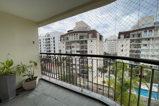 Varanda da Sala de apartamento à venda com 3 quartos, 120m² em Cidade São Francisco, São Paulo