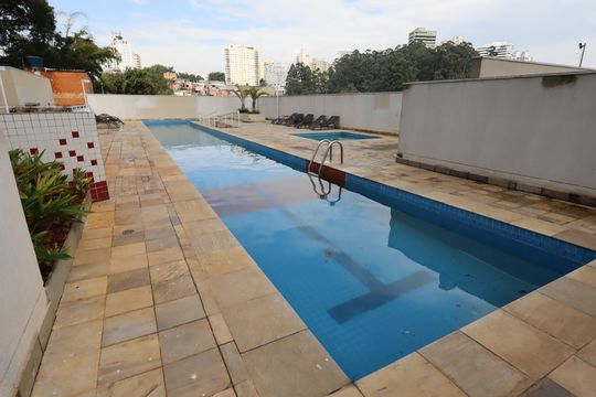 Área comum - Piscina de apartamento para alugar com 2 quartos, 62m² em Fazenda Morumbi, São Paulo