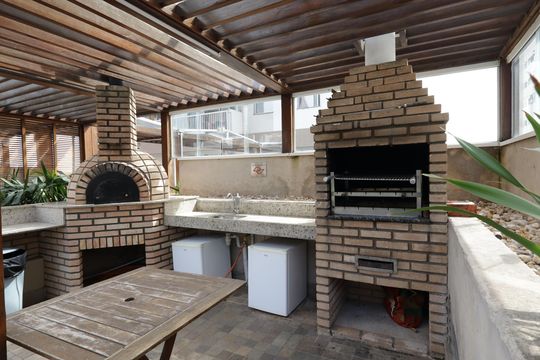 Área comum - Churrasqueira de apartamento para alugar com 2 quartos, 62m² em Fazenda Morumbi, São Paulo