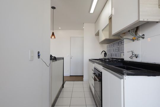 Cozinha de apartamento para alugar com 2 quartos, 62m² em Fazenda Morumbi, São Paulo