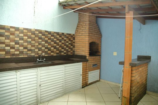 Churrasqueira de casa à venda com 3 quartos, 322m² em Vila Bela Vista, São Bernardo do Campo