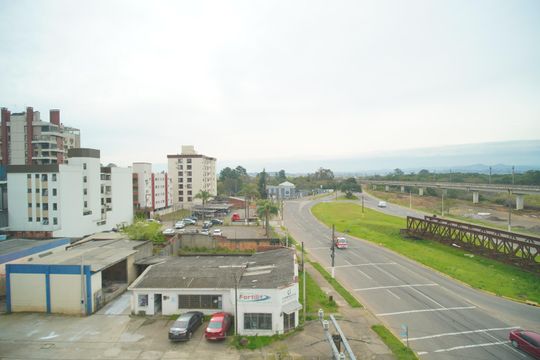 Vista da Sala de apartamento à venda com 1 quarto, 58m² em Centro, São Leopoldo