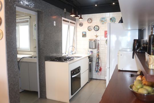 Cozinha de apartamento à venda com 3 quartos, 97m² em Santa Paula, São Caetano do Sul