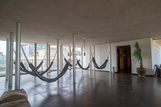 Área comum de kitnet/studio para alugar com 1 quarto, 53m² em Bela Vista, São Paulo