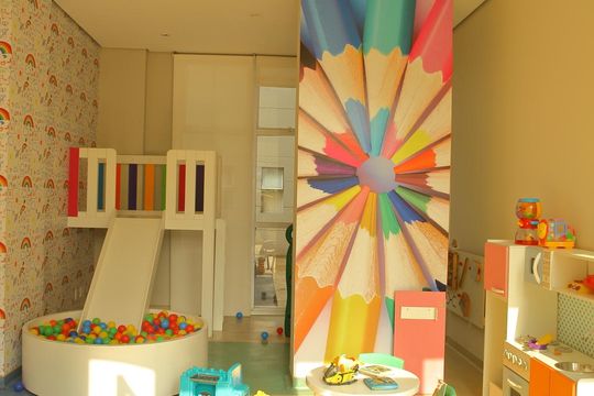 Área comum de apartamento à venda com 3 quartos, 130m² em Baeta Neves, São Bernardo do Campo