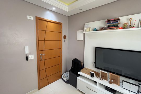 Sala de apartamento à venda com 2 quartos, 80m² em Parque Oratório, Santo André