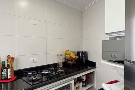 Cozinha de apartamento à venda com 2 quartos, 80m² em Parque Oratório, Santo André