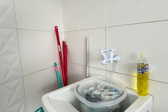 Area de Serviço de apartamento à venda com 2 quartos, 80m² em Parque Oratório, Santo André
