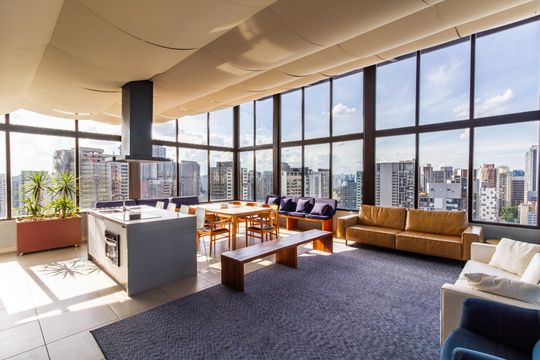 Área comum de kitnet/studio à venda com 1 quarto, 40m² em Jardim das Acacias, São Paulo
