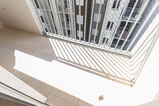 Varanda da Sala de apartamento à venda com 3 quartos, 47m² em Artur Alvim, São Paulo