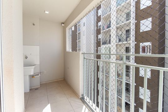 Varanda da Sala de apartamento à venda com 3 quartos, 47m² em Artur Alvim, São Paulo