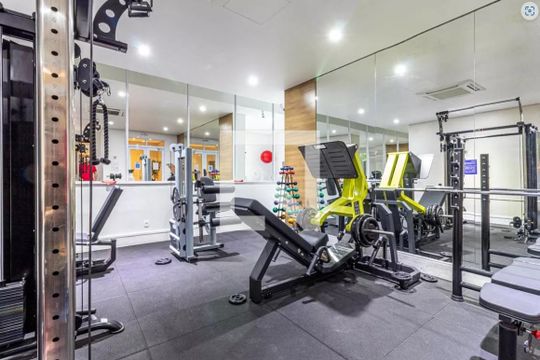 Área comum - Academia de kitnet/studio à venda com 1 quarto, 44m² em Vila Olímpia, São Paulo
