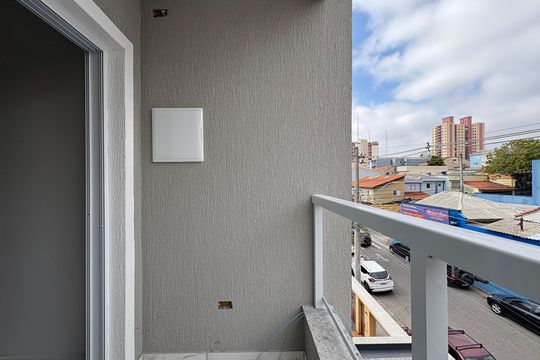 Sacada da Suite de apartamento à venda com 2 quartos, 90m² em Vila Curuçá, Santo André